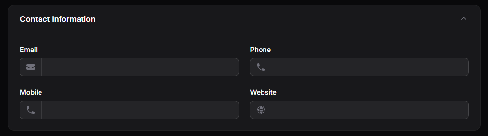 customer form